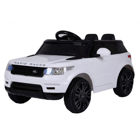 HL1638 White – Electric Ride On Car with Remote Control