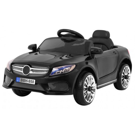 “Mercedes” style black electric ride on car