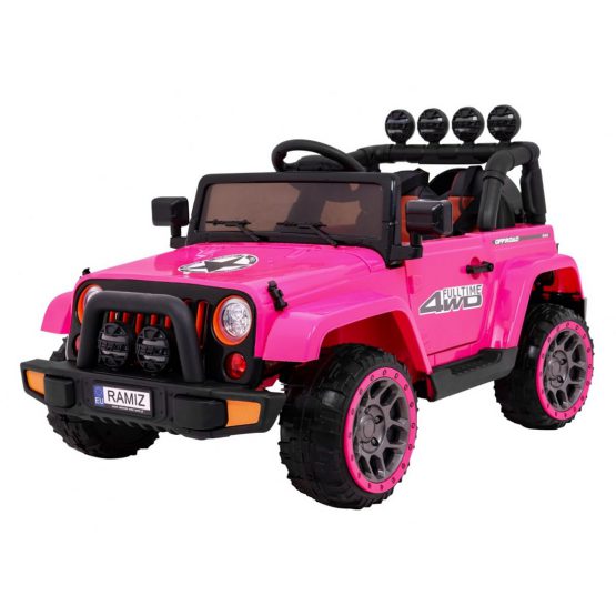 Jeep Kids Ride-on 4×4 Full Time 4WD Pink