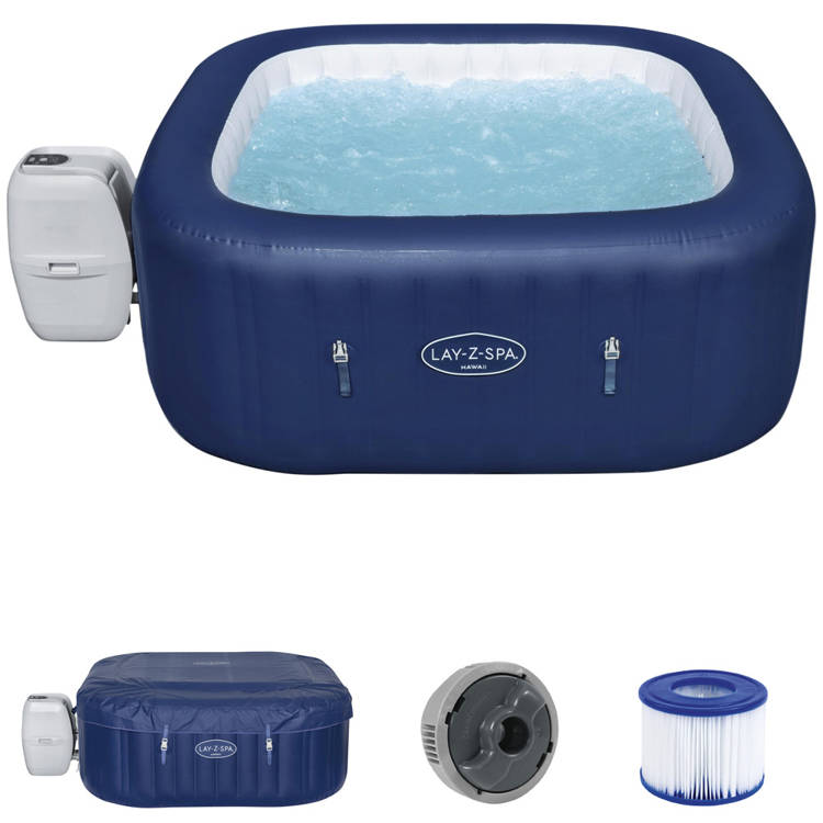Bestway Jacuzzi Lay-Z-Spa HAWAII 4-6 people 60021 - Kids Toys Malta -  Electric ride on cars, motorbikes, quads for children. 6V|12V|24V Battery  Kids Cars